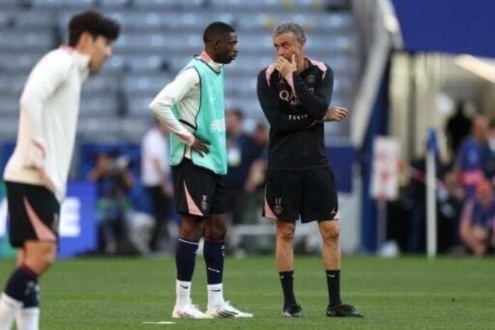 Psg And Inter Players On The Pitch