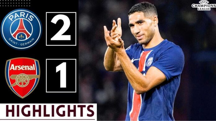 Psg Vs Arsenal Champions League Match Highlights