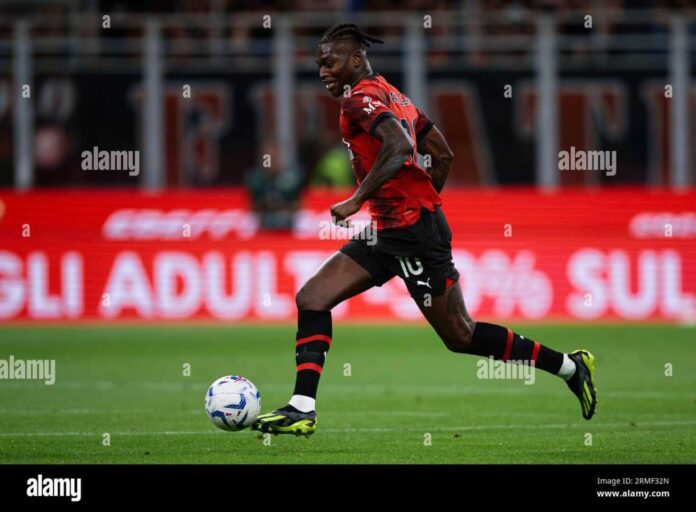 Rafael Leao Ac Milan Football Action
