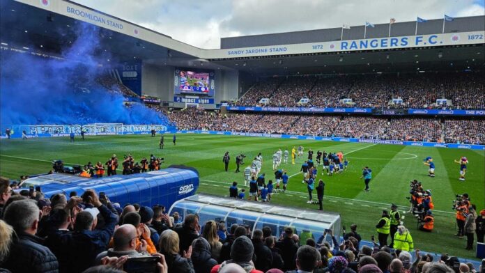 Rangers Celtic Ibrox Stadium Match