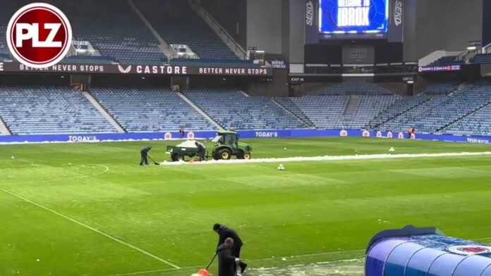 Rangers Vs Dundee United Football Match Ibrox Stadium