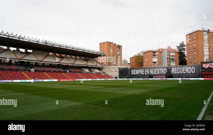 Rayo Vallecano Estadio De Vallecas Football Match