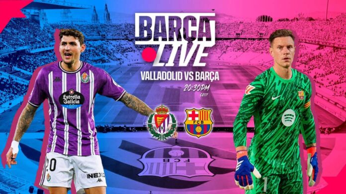 Real Valladolid Vs Barcelona La Liga Match