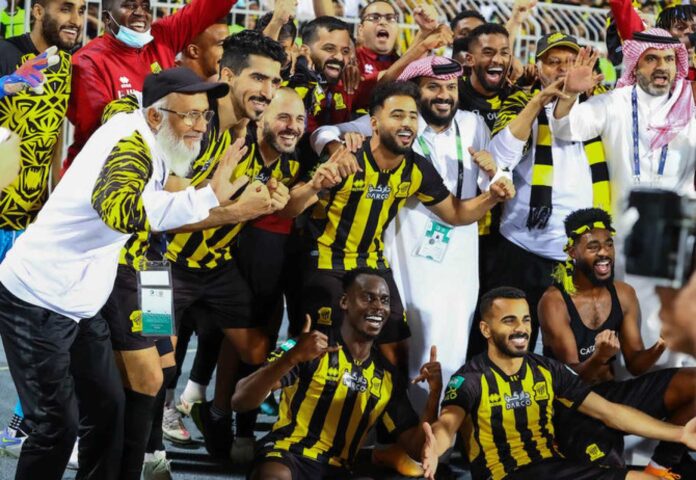 Saudi Pro League Al Ittihad Players Celebration