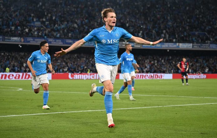 Scott Mctominay Napoli Football Celebration