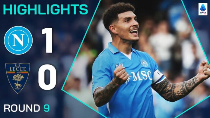 Serie A Match Lecce Napoli Highlights