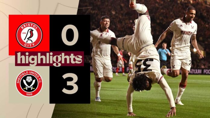 Sheffield United Vs Bristol City Efl Play Off Action