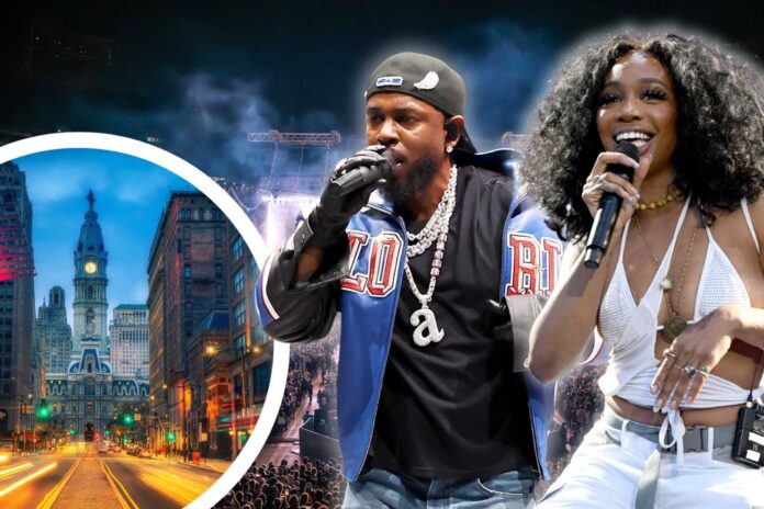 Sza Performing On Tour Philadelphia 2025