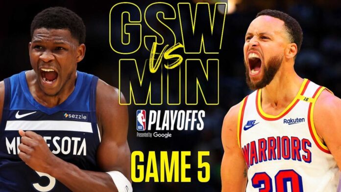 Timberwolves Vs Warriors Nba Playoffs Game 5