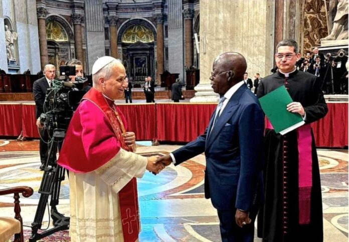 Tinubu Obi Pope Leo Xiv Inauguration