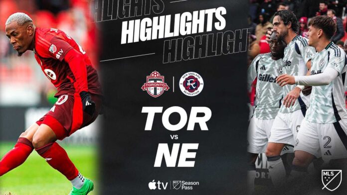 Toronto Fc Vs New England Revolution Mls Match