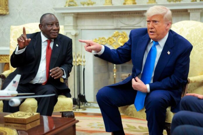 Trump Ramaphosa White House Meeting