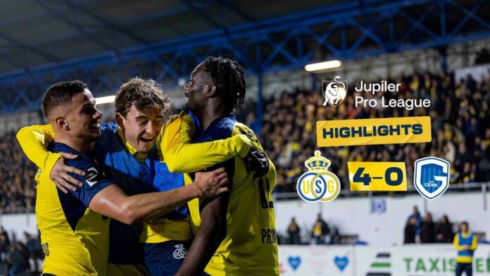 Union Vs Krc Genk Football Match Highlights