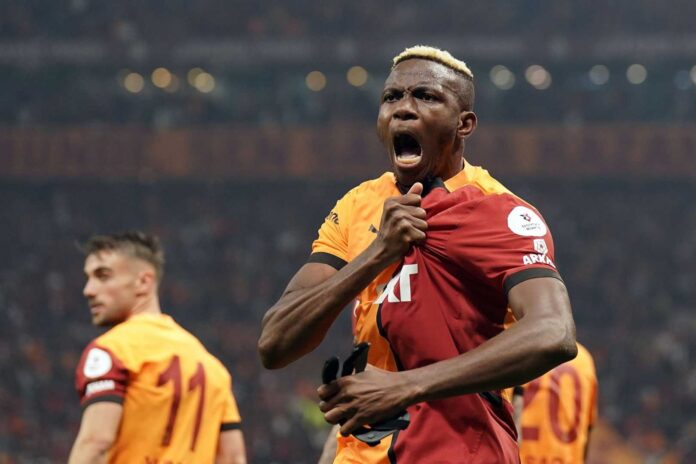 Victor Osimhen Playing For Galatasaray