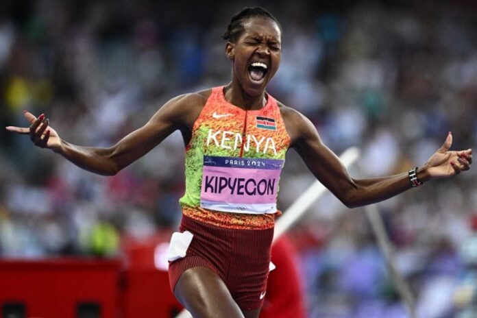 Faith Kipyegon Running Mile Attempt