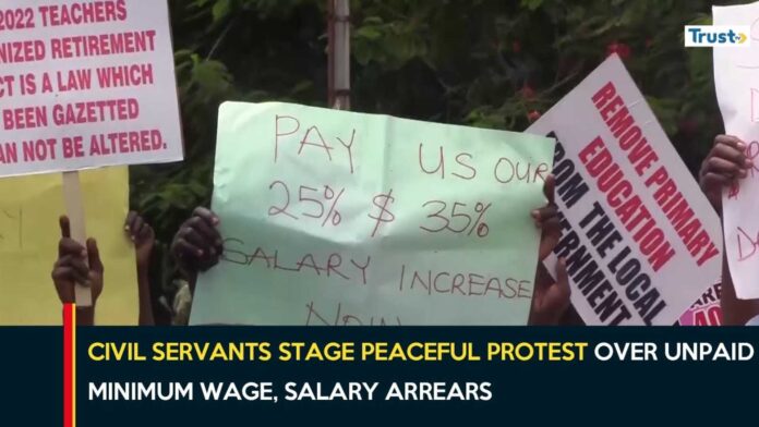 Federal Workers Protest For Salary Arrears