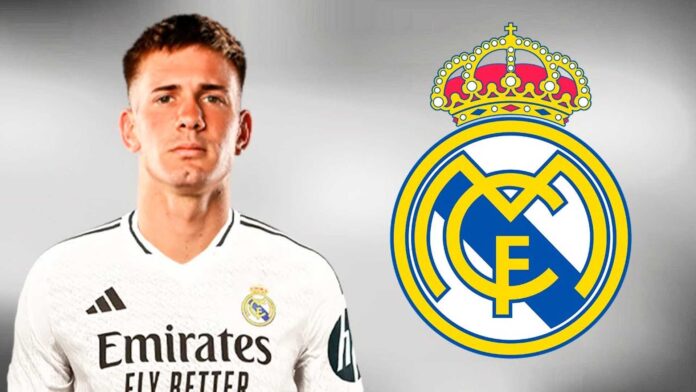 Franco Mastantuono In Real Madrid Jersey