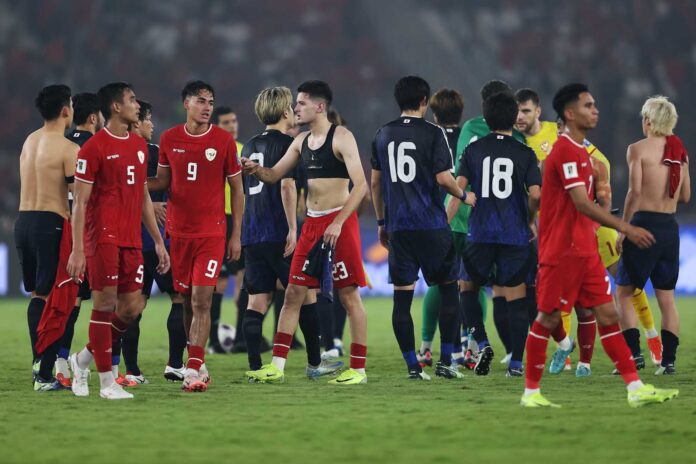 Indonesia Football Team In Action