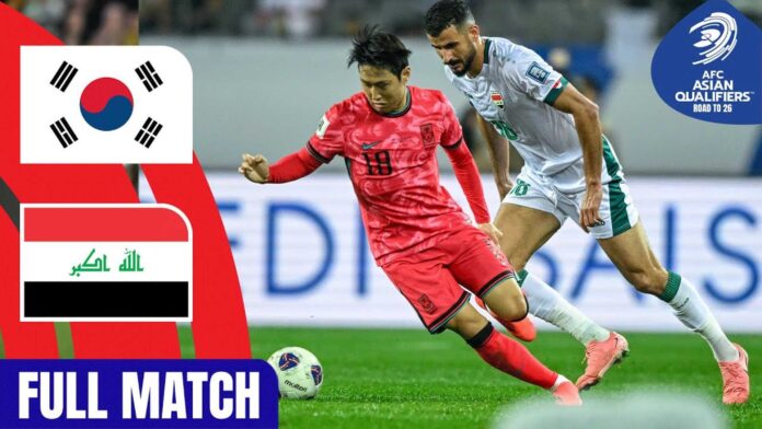 Iraq Vs South Korea Football Match