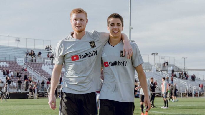 Lafc Players Training For Mls Match