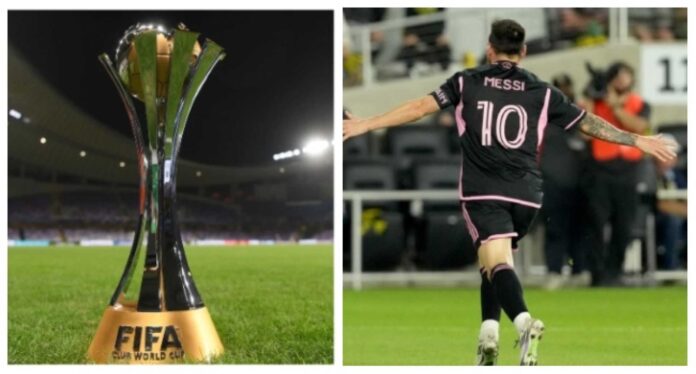 Messi Playing Under Hot Sun At Fifa Club World Cup