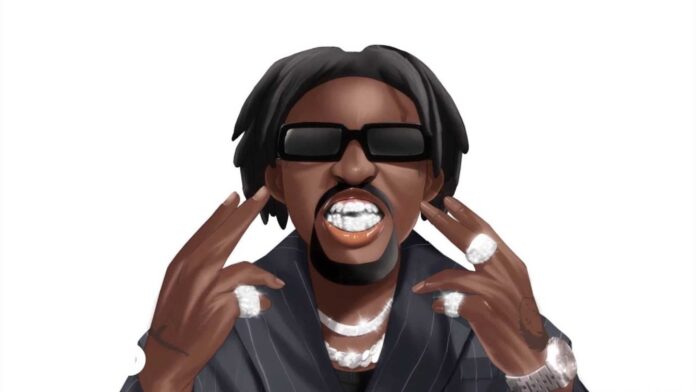 Olamide With Album Cover