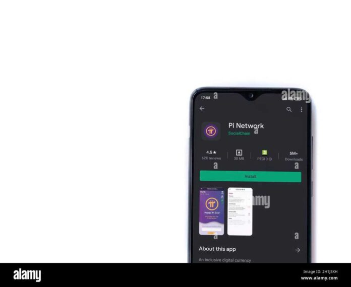 Pi Network Logo And App Screenshot