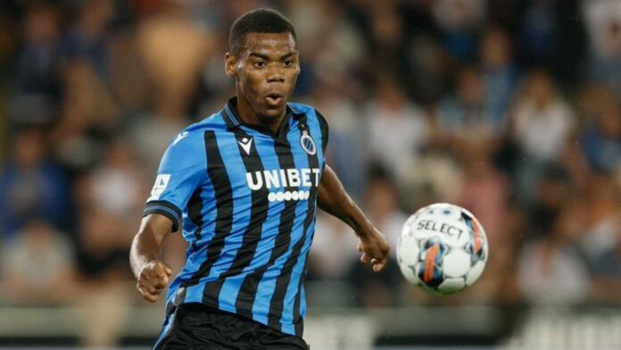 Raphael Onyedika Playing Football For Club Brugge