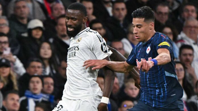 Real Madrid Player And Rb Salzburg Game