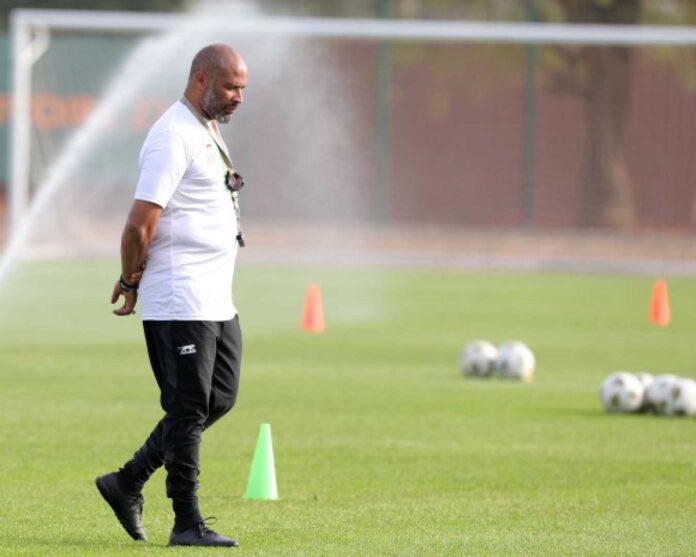 Super Eagles Coach Eric Chelle Training