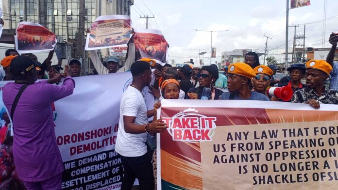 Take It Back Movement Lagos Protest