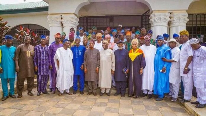 Adegboyega Oyetola At Apc Stakeholders Meeting