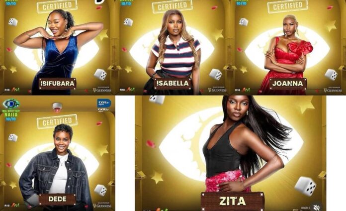 Bbnaija Season 10 All Female Housemates