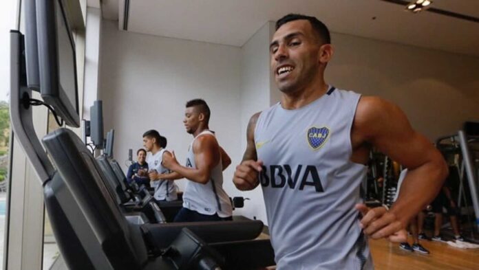Boca Juniors Players Training