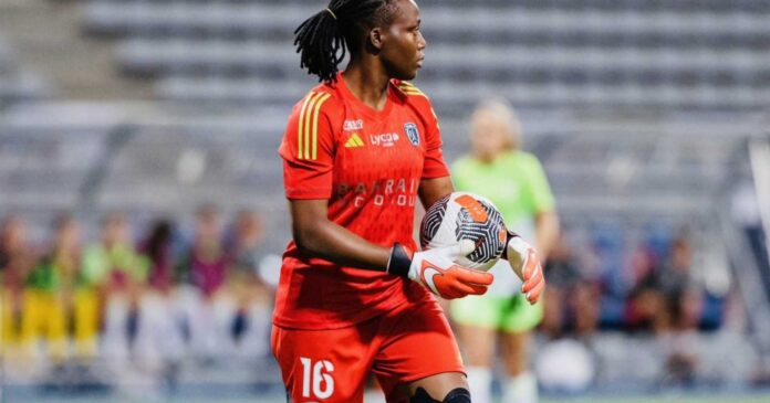 Chiamaka Nnadozie In Goal During Wafcon