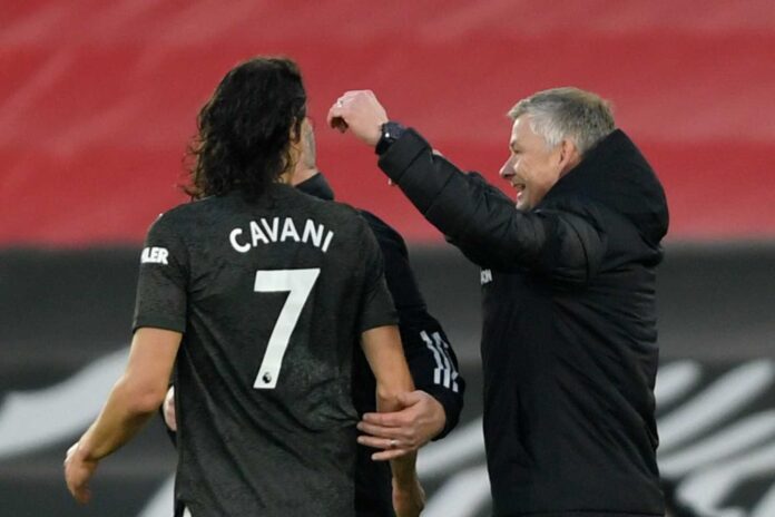 Edinson Cavani Reacting After Match Loss