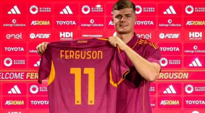 Evan Ferguson Scoring Hat Trick For Roma Debut