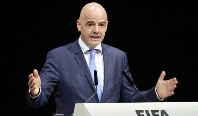 Fifa President Gianni Infantino At Trump Tower