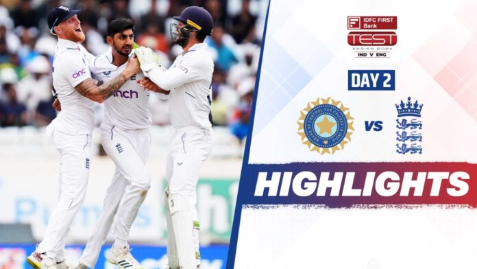 India Vs England Test Match Highlights