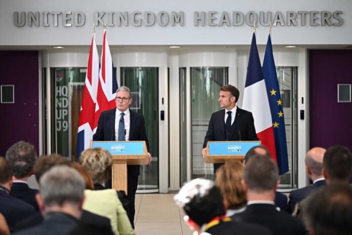 Keir Starmer And Emmanuel Macron Press Conference