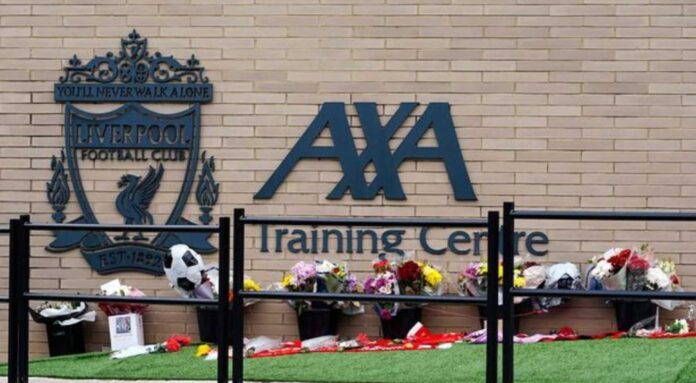 Liverpool Youngsters Training With Andy Robertson