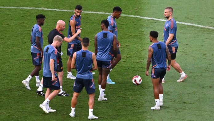 Manchester United Team Training Session