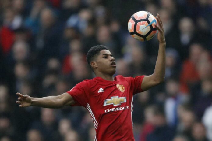 Marcus Rashford In Football Action