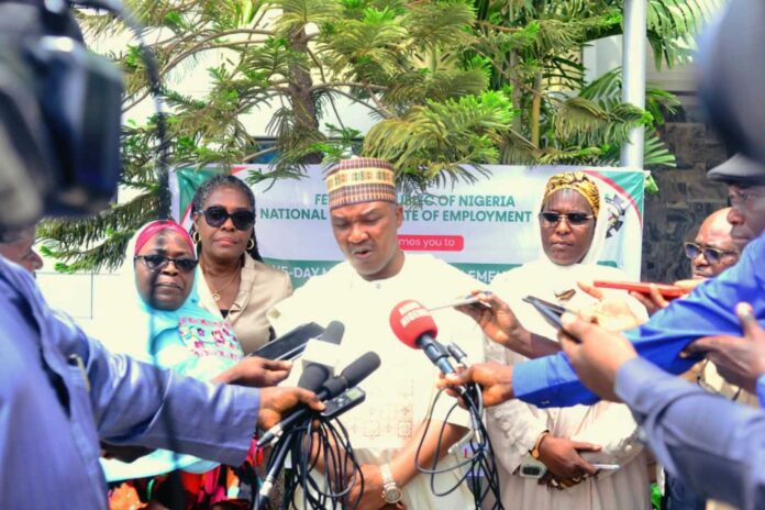 Nde Director General Mr. Silas Agara Announcing Initiative