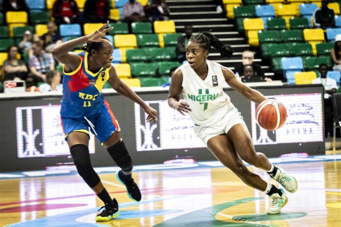 Nigeria Women's Basketball Team In Action