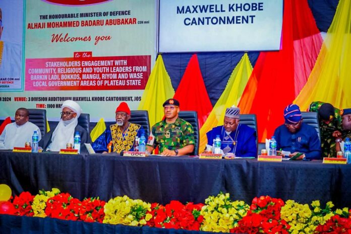 Plateau State Government Officials Discussing Security Issues