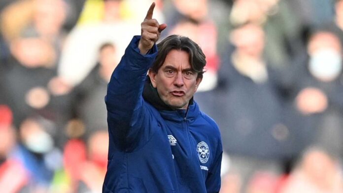 Thomas Frank Tottenham Manager Football Match