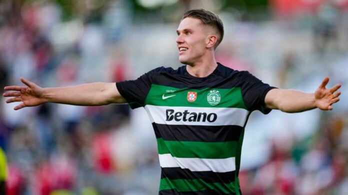 Viktor Gyokeres Arsenal Training Session