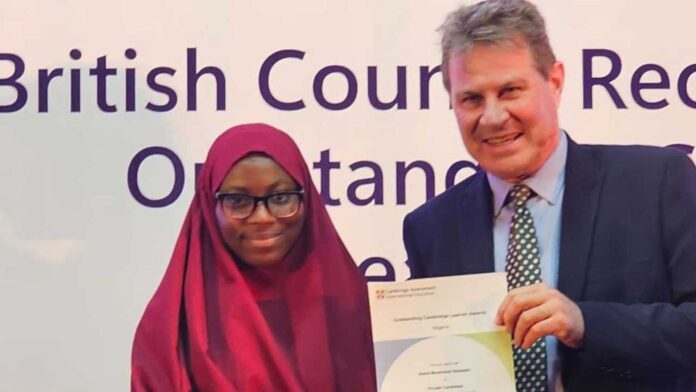 A Level Students Celebrating Results In Uk