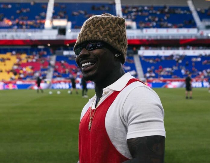 Asake Performing Coin Toss At Mls Match